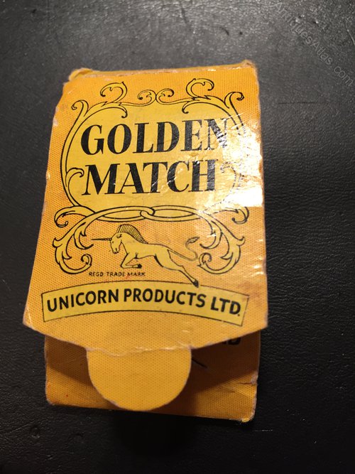 Antiques Atlas Vintage Miniature Unicorn Golden Match Darts