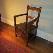 antique furniture welsh box chair c1800 Welsh box chair c1800