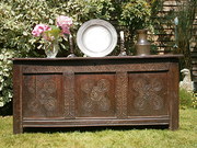 antique furniture 17th century carved oak coffer 17th century carved oak coffer