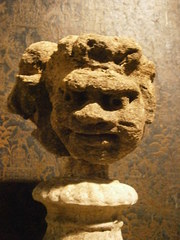 Medieval carved stone corbel d