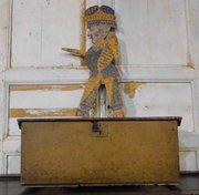 Welsh folk chest with original