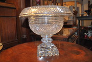 Cut glass crystal comport cent