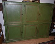 Painted 6 door cupboard