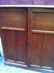 1890 Inlaid Cabinet in Solid O