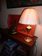 antique lighting 1900 gardon french oil lamp 1900 Gardon French Oil Lamp