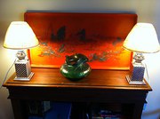 Antique Silver Student Lamps b