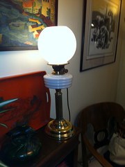 Antique Victorian Table Lamp