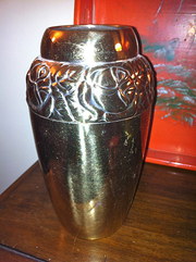 Art Deco Vase in Brass
