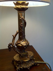Napoleon III Table Lamp in Bro
