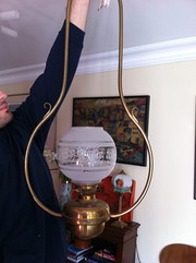 Original Victorian Oil Lamp