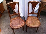 Pair Art Nouveau Salon Chairs