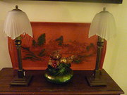 christmas gifts for the home pair french art deco table lam Pair French Art Deco Table Lam