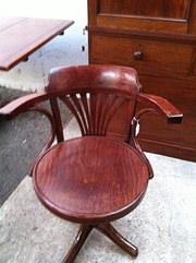 Superb Bentwood Swivel Office
