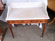 Superb Victorian Marble Top Wa