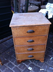 Victorian 4 Drawer Pitch Pine