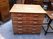 Plans Chest in Oak 1920s