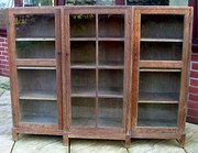 A Heals breakfront bookcase