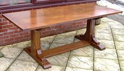 A Heals oak refectory table