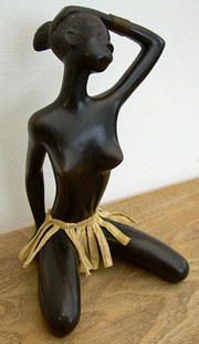 austrian antiques an anzengruber figure of a neg An Anzengruber figure of a Neg