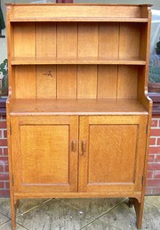 An oak dresser