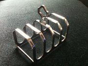 Chester Art Deco SILVER Toast