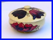 Moorcroft Anemone Powder Bowl