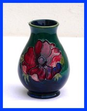 Walter Moorcroft Anemone Vase