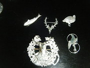 scottish silver brooches