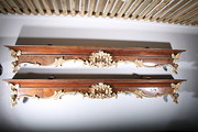 Pair large of Giltwood Pelmets