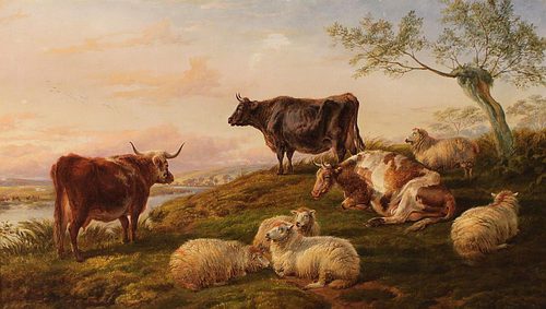 Sunset over the Moors - Charles Jones. 1836 - 1892 Sunset over the Moors - Charles Jones. 1836 - 1892
