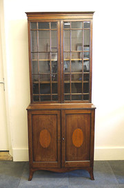 Regency mahogany bookcase