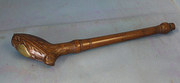 Treen clay pipe case