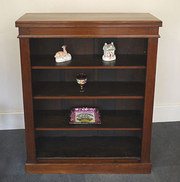 Victorian open bookcase