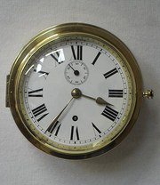 Brass Ships Clock