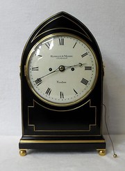 Ebonised Bracket Clock