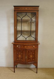 antique furniture inlaid display cabinet Inlaid Display Cabinet