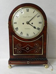 Mahogany and Brass inlay Brack