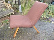 Modernist plywood chair with u