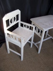 austrian antiques secessionist childs table and Secessionist childs table and