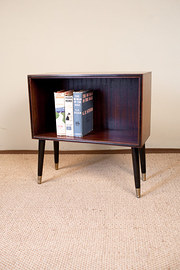 1960s small mahogany floor sta