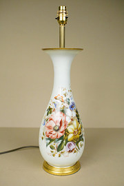 19th Century Glass Vase Lamp