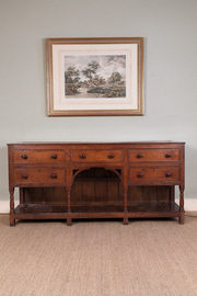 Antique Oak Potboard Dresser