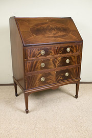 antique furniture edwardian mahogany bureau Edwardian Mahogany Bureau
