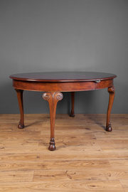 antique furniture hoof foot extending dining tab Hoof Foot Extending Dining Tab