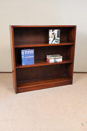 Mahogany Open Fronted Bookcase