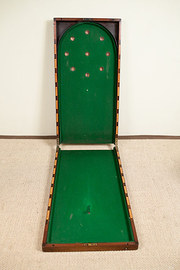 Mahogany table top bagatelle t