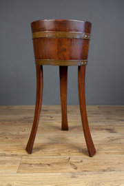 Oak and Brass Bound Jardinire