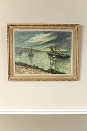 Oil on Canvas Estuaire de la S