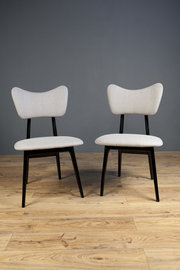 Pair of Black Retro Chairs