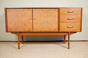 Retro Satin Walnut Sideboard
